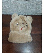 Old Vintage Hand Made Bear Puppet Children Toy Toys Theatre Show - $13.02 CAD