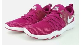 Nike Free Tr 7 Women&#39;s Running Shoes Fuchsia Pink White 904651-601 Size 5 - $42.00+