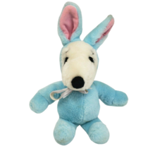 12&quot; Vintage Snoopy In Blue Easter Bunny Rabbit Costume Stuffed Animal Plush Toy - £43.84 GBP