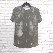 Buckle Nova Industries Shirt Mens Small Green Distressed Short Sleeve T ... - $15.99
