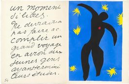 Artebonito 1983 Matisse Lithograph 8 jazz Icarus - £86.04 GBP