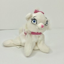 Disney The Aristocats Marie White Sassy Daughter Cat 8&quot; Beanie Bag Plush - £15.95 GBP