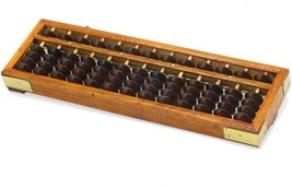 Chinese Lucky Calculator Portable Chinese Wooden Abacus Arithmetic Calculating - $28.99