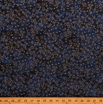 Cotton Batik Stardust Batiks Stars Sky Midnight Fabric Print by Yard  D180.20 - £11.95 GBP