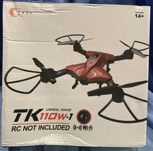 2.4G 6Axis Gyroscope TK110W-1 Folding RC Quadcopter Drone W/0.3MP WIFI C... - £29.96 GBP