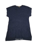 Tommy Bahama Womens Short Sleeve Knit Sweater Pockets Blue Small 22% Mer... - £23.25 GBP