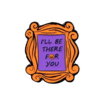 Picture Frame &quot;I&#39;ll Be There For You&quot; Hat Lapel Pin - New - Friends - £10.26 GBP