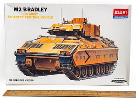 Academy 1:35th Scale U.S. Army M2 Bradley Tank - Unbuilt Model Kit (Circa 1994) - $46.38