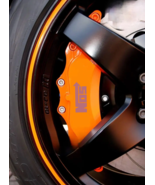 NOS car caliper tuning stickers 6pcs, dark pink - $17.99