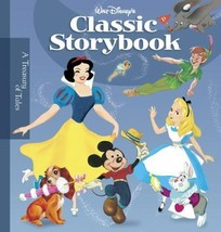Walt Disney&#39;s Classic Storybook A Treasury of Tales Hardcover 2009 Gilded Pages - £7.43 GBP