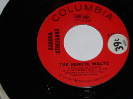 Barbra Streisand The Minute Waltz Sam You Made The Pants Too Long 45 Rpm... - $18.99