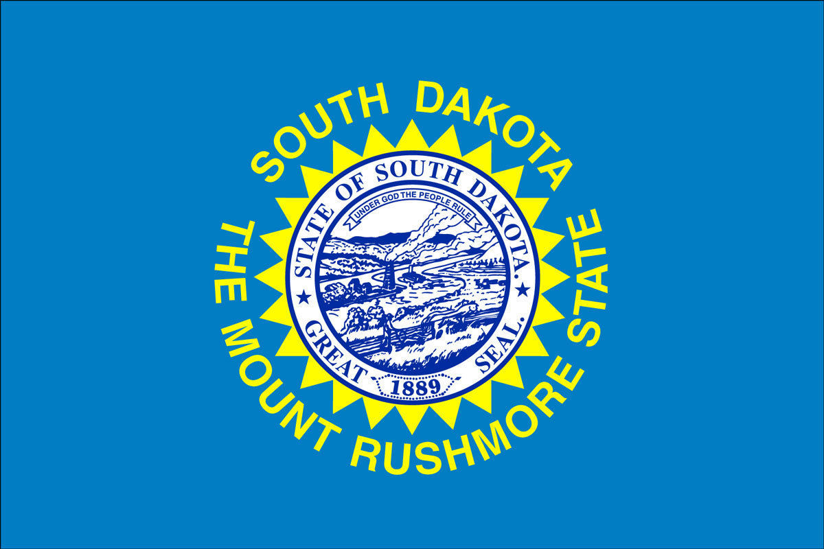 South Dakota State 12' x 18' Nylon Flag - $577.17