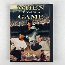 When It Was A Game DVD James Earl Jones, Jason Robards, Roy Scheider - £5.45 GBP