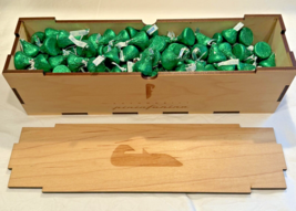 Real Sustainable Wood Keepsake Candy Box Engraved Pininfarina WOODCHUCK/USA - £19.66 GBP