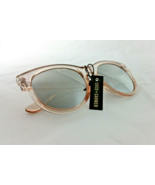 NEW Coco + Carmen Jenny Fox Retro Round Blush Acrylic Mirror Sun Glasses - £33.25 GBP