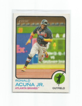 Ronald Acuna Jr (Atlanta Braves) 2022 Topps Heritage Card #223 - £3.89 GBP