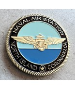 NAVAL BASE CORONADO (NBC) NORTH ISLAND CA CHALLENGE COIN - $345.20 MXN