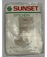Sunset Stitchery Ribbons and Lace #198 Stocking Kit 8&quot; Open Package Vintage - £7.09 GBP