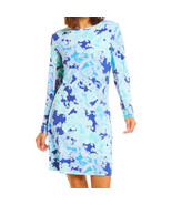 NWT Ladies IBKUL Pascha Navy Seafoam Long Sleeve Crew Golf Dress - S M &amp;... - $1,430.40 MXN