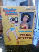 Vintage 1977 Wonder Woman DC String Puppet Action Frame Control with Box - $342.81