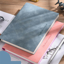A5 Vintage PU Leather Cover Journals Notebook Grid Paper Writing Diary Planner - £19.67 GBP