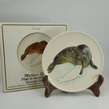 Goebel Mothers Series Ringed Seal with Baby 3D wall collector plate 1981 XCHF3 - $11.00