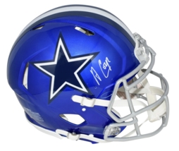 Amari Cooper Autographed Dallas Cowboys Speed Flash Authentic Helmet Beckett - £421.23 GBP