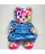 Rainbow Hearts Stuffed Animal BAB Princess Plush Build A Bear Sticky Paw... - £11.10 GBP
