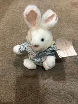 Dan Dee Soft Expressions Colorful BUNNY RABBIT in Dress Stuffed Plush 14... - $9.49