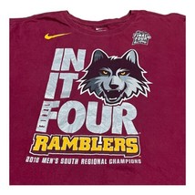 Loyola Ramblers Final Four 2018 South Regional Champions Basketball T-Shirt XXL - $32.71