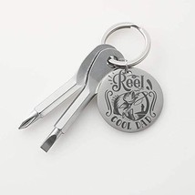 Reel Cool Dad Personalized Keychain Screwdriver - £31.52 GBP