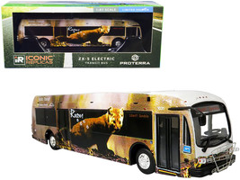 Proterra ZX5 Electric Transit Bus &quot;Roam Transit&quot; &quot;1 Banff Gondola&quot; 1/87 (HO) Die - $51.95