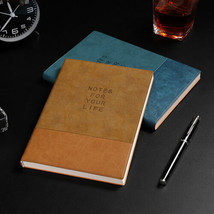 Vintage Faux Leather Cover Journals Notebook Lined Paper Diary Planner 192P Gift - £17.29 GBP