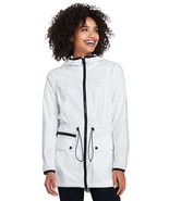 Lands End Women&#39;s Longline Packable Anorak White New - $59.99