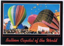 New Mexico Postcard Albuquerque Balloon Capitol of the World - £2.28 GBP