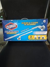 Clorox Scrubtastic Power Scrubber Cordless Rechargeable Cleaner 3 Brush ... - $321.94 MXN