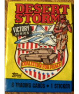 1991 Topps Desert Storm Trading Cards Victory Series Single pack - £0.79 GBP