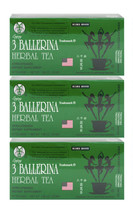3 Boxes Of 3 Ballerina Tea Extra Strength Original Te De Bailarina - $22.99