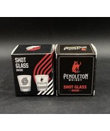 Pendleton Whisky Shot Glass Portland Trail Blazers New Boxed Bottle Topp... - $49.49