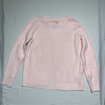Abercrombie Pink Sexy Cross Back Sweater Women’s Small Cozy Knit Balletcore Fall - £32.75 GBP
