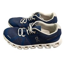 On Running Cloud 5 Sneaker Shoes Womens Size 5.5 Denim White Athletic 59... - £39.82 GBP