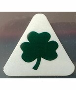 IRISH EMS SHAMROCK Highly Reflective  2&quot;  Triangle IRISH SHAMROCK DECAL - $73.63 MXN