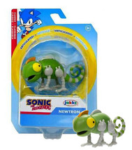 Sonic the Hedgehog Newtron 2.5&quot; Articulated Figure Jakks Pacific New in Box - $12.88