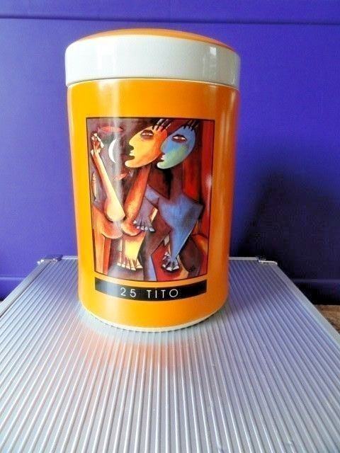 bahia  ceramic  jar - $125.00