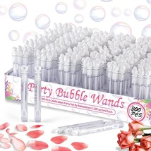 300 Pack Mini White Bubble Wand Party Favors, Perfect Bubble Stick Bulk ... - £51.14 GBP