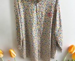 Lauren Ralph Lauren Sleep Shirt Womens XL Night Gown Button Up Floral w/... - $39.59