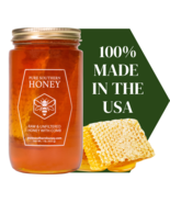 Raw &amp; Unfiltered Honey with Comb 1lb. by Pure Southern Honey, New 2024 Crop - $27.42 CAD