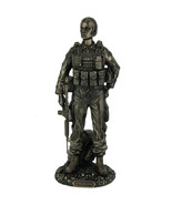 Scratch &amp; Dent Defend and Serve Female Soldier Bronze Finish Statue - £70.06 GBP