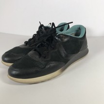 Womens Ecco Leather Suede shoes Teal Black Size 40 - £9.95 GBP