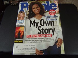 People Magazine - Michelle Obama Cover - November 26, 2018 - £8.93 GBP